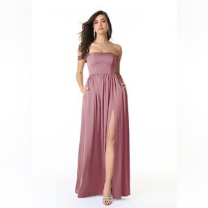 Azazie Morana Size 4 Amethyst